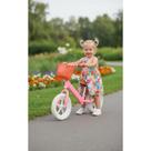 Bicicleta Equilíbrio Aro 12 Rosa C/ Cesta - 1 Ano+ Bicicleta Equilíbrio Aro 12 Rosa C/ Cesta - 1 Ano+
