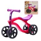 Bicicleta Equilíbrio Infantil Futurista Sem Pedal 4 Rodas Aprendizagem Evolutiva Coordenação Motora