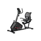 Bicicleta Ergométrica Horizontal com 8 Níveis de Resistência Black Edition HX1 Preta e Vermelha - Dream Fitness Bicicleta Ergométrica Horizontal com 8 Níveis de Resistência Black Edition HX1 Preta e Vermelha - Dream Fitness
