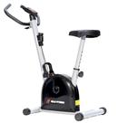 Bicicleta Ergométrica Mile Fitness Residencial 21 velocidades Compacta Preta e Cinza Monitor com Funções