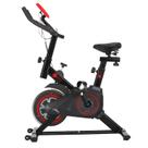 Bicicleta Ergométrica Spinning 4kg com Painel Digital, 7 Níveis de Resistência, Suporte Celular Silenciosa e Ajustável