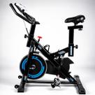 Bicicleta Ergométrica Spinning Inércia 17kg Até 120kg Preta e Azul