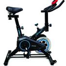 Bicicleta Ergométrica Spinning Mile Fitness até 130kg com Painel Digital 7 Níveis de Resistência Suporte Celular Silencio