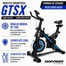 Bicicleta Ergométrica Spinning Mopower GTS X Roda Inércia 13kg Suporta até 120kg