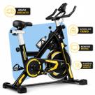 Bicicleta Ergometrica Spinning Profissional 13Kg Inércia Usuários de 1.90m Fitness e Treino Esportivo Verittas