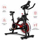 Bicicleta Ergometrica Spinning Profissional 15Kg Inércia Usuários de 1.90m Fitness e Treino Esportivo Verittas