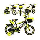 Bicicleta explorbike aro 12 amarela