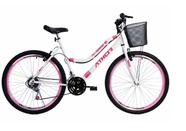 Bicicleta Feminina Aro 26 Athor Musa 18v Aro Aero com Cesta Athor Bikes
