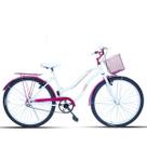 Bicicleta Feminina Aro 26 Passeio Com Cestinha Bicicleta Feminina Aro 26 Passeio Com Cestinha