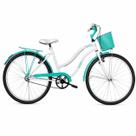 Bicicleta Feminina Aro 26 Passeio Forss Hello Com Cestinha
