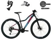 Bicicleta Feminina aro 29 Absolute Hera 27v Câmbios Shimano Altus Freios Hidráulicos - Preta