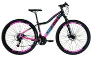 Bicicleta Feminina Aro 29 Absolute Hera Alumínio 21v Freio a Disco Garfo Suspensão - Preto/Rosa Bicicleta Feminina Aro 29 Absolute Hera Alumínio 21v Freio a Disco Garfo Suspensão - Preto/Rosa