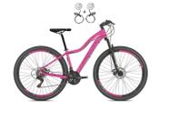 Bicicleta Feminina Aro 29 Absolute Hera Alumínio 21v Freio a Disco Hidráulico Garfo Com Suspensão - Rosa