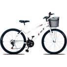 Bicicleta Feminina Forss Anny Aro 26 C/cestinha 18 Marchas