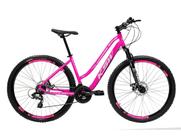 Bicicleta Feminina Rebaixada Aro 29 KSW 21 Marcha Freio Disco