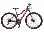Bicicleta Feminina Rebaixada Aro 29 KSW 21 Marcha Freio Disco
