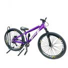 Bicicleta Frx-Evo Freeride Downhill Aro 26 Quadro Alumínio 21 Marchas Gios Roxo