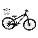 Bicicleta Frx-evo Mountain Bike Aro 26 Quadro Alumínio 21 Marchas Preto Branco Gios
