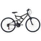 Bicicleta Full FA 240 Mountain Bike Aro 26 Quadro Aço 18 Marchas Preto Free Action Bicicleta Full FA 240 Mountain Bike Aro 26 Quadro Aço 18 Marchas Preto Free Action