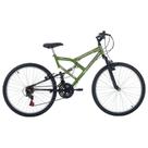 Bicicleta Full FA 240 Mountain Bike Aro 26 Quadro Aço 18 Marchas Verde Militar Free Action Bicicleta Full FA 240 Mountain Bike Aro 26 Quadro Aço 18 Marchas Verde Militar Free Action