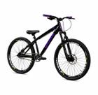Bicicleta Gios Aro 26 Freeride Freio Disco Hidráulico Wheeling Preto com Roxo Bicicleta Gios Aro 26 Freeride Freio Disco Hidráulico Wheeling Preto com Roxo