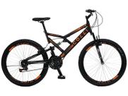 Bicicleta GPS 148 Dupla Suspensão e Freios V-Brake, Aro 26 Aero, 36 Raias, 21 Marchas Colli