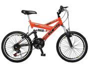 Bicicleta Gps Aro 20 Dupla Suspensão 21 Marchas Colli