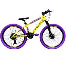 Bicicleta Grau Aro 26 Freios A Disco 21 Velocidades Colli Cor Amarelo Tamanho do quadro 13.5