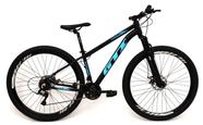 Bicicleta GTI Roma Aro 29 Quadro 15 Alumínio preto/azul 21V.