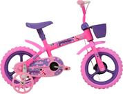 Bicicleta Infantil Aro 12 Athornauta Com Rodinhas Laterais e Cobre Corrente