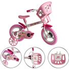 Bicicleta Infantil Aro 12 Com Rodinhas Princesas Styll Rosa Bicicleta Infantil Aro 12 Com Rodinhas Princesas Styll Rosa