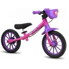 Bicicleta Infantil Aro 12 Sem Pedal MOD 3 Rosa - Nathor