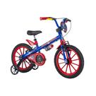 Bicicleta Infantil Aro 16" Capitão América Marvel Rodinhas Nathor - 101250160012 Bicicleta Infantil Aro 16" Capitão América Marvel Rodinhas Nathor - 101250160012