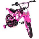 Bicicleta Infantil Aro 16" Estilo Motocross Com Rodinhas Treinamento Crianças Até 50Kg - Unitoys Bicicleta Infantil Aro 16" Estilo Motocross Com Rodinhas Treinamento Crianças Até 50Kg - Unitoys