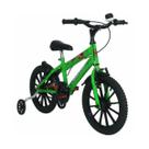 Bicicleta Infantil Aro 16 Mormaii Freio V-Brake Verde
