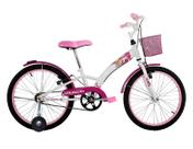 Bicicleta Infantil Aro 20 E Rodinha Feminina Passeio Fashion