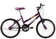 Bicicleta Infantil Aro 20 Feminina Milla Roxa