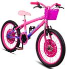 Bicicleta Infantil Aro 20 Feminina STX Princess Menina 6 a 10 Anos Freio V-Brake