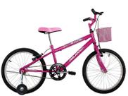 Bicicleta Infantil Aro 20 + Rodinha Feminina Passeio