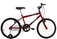 Bicicleta Infantil Aro 20 + Rodinha Masculina Passeio Menino