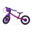 Bicicleta Infantil Balance 3 anos Rosa Nathor Equilíbrio sem pedal menina