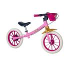 Bicicleta Infantil Balance Bike Princesa Rosa Menina Criança