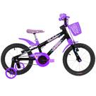 Bicicleta Infantil Cairu Fadinha New Aro 16 com Cesto