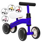 Bicicleta Infantil De Equilíbrio Sem Pedal 4 Rodas