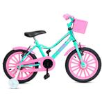 Bicicleta Infantil Feminina Aro 16 Aniz com Rosa Crianças De 3 A 7 Anos Bicicleta Infantil Feminina Aro 16 Aniz com Rosa Crianças De 3 A 7 Anos