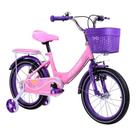 Bicicleta Infantil Love Rosa Aro 16 Com Cesta Unitoys