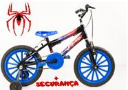 bicicleta infantil masculina aro 16 homem aranha