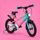 Bicicleta Infantil Menina 48 Anos Aro 16 Shark LED Farol VBrake Pneu Cross Paralama Garrafinha Rosa 45kg Bicicleta Infantil Menina 48 Anos Aro 16 Shark LED Farol VBrake Pneu Cross Paralama Garrafinha Rosa 45kg
