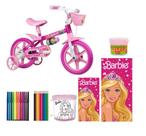 Bicicleta Infantil Menina Aro 12 Barbie com Rodinhas Bicicleta Infantil Menina Aro 12 Barbie com Rodinhas