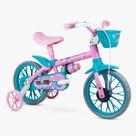 Bicicleta Infantil Menina Charm Nathor Aro 12
